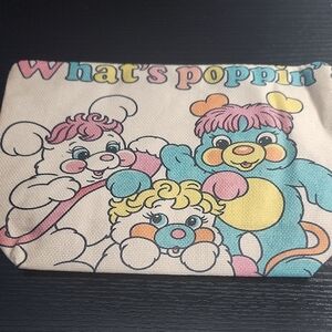 Popples What's Poppin' Cute Character Cosmetic Pouch - Pastel Multi